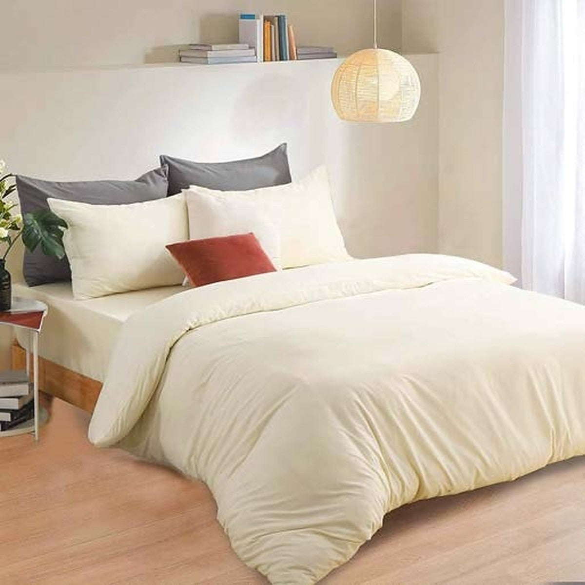 Cream duvet cover set