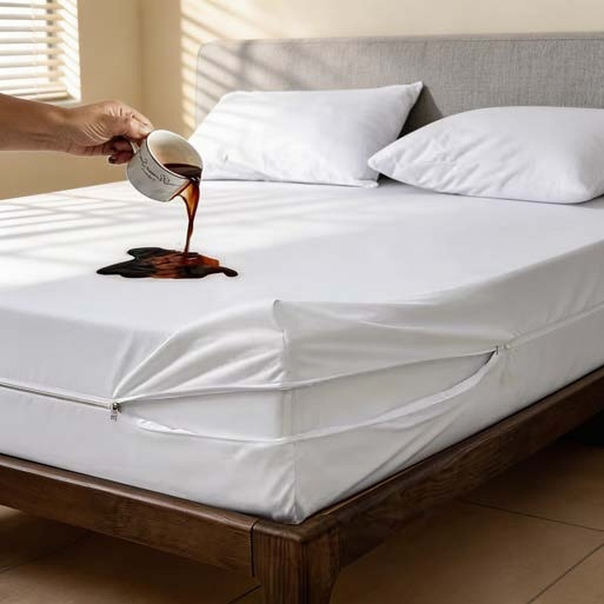 Zipped Waterproof Mattress Encasement 30cm