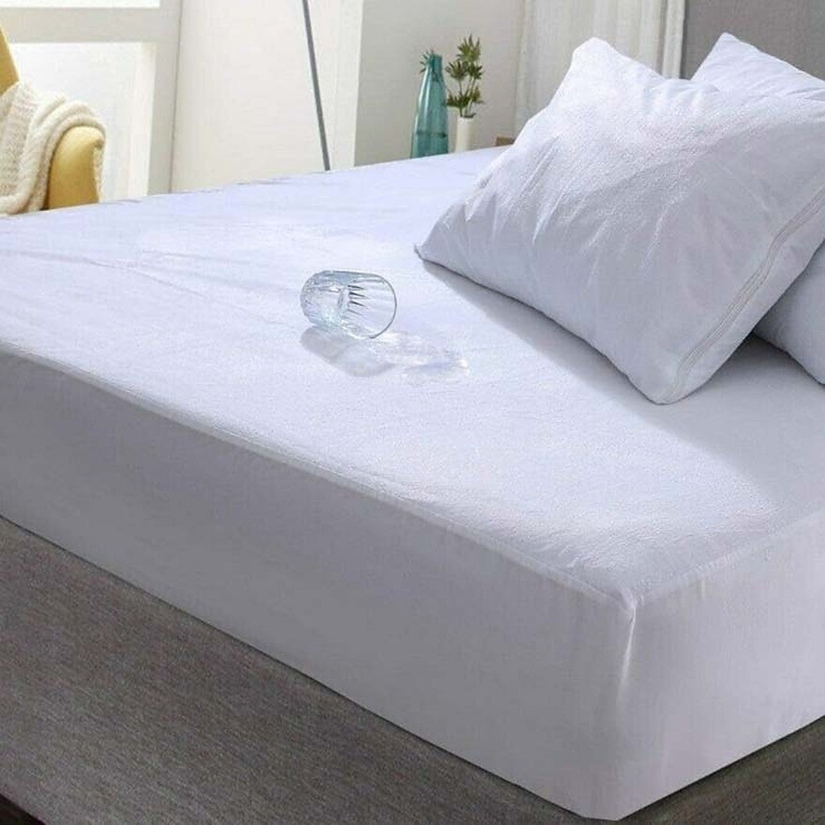 Terry Towelling Waterproof Mattress Protector 30cm