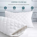 Waterproof Quilted Pillow Protectors – Pack of 4