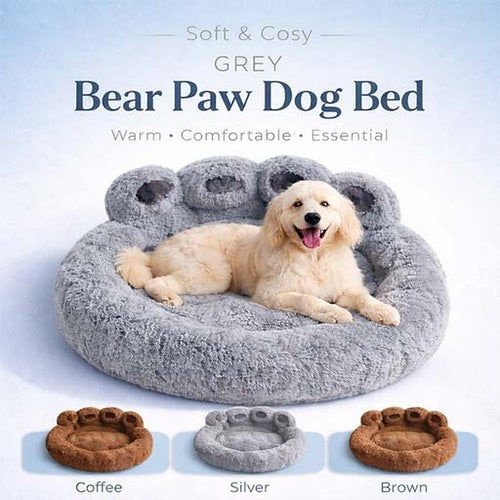Bear Paw Calming Dog Bed